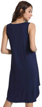 Load image into Gallery viewer, Melissa Sleeveless Roundneck Bamboo Nightgown