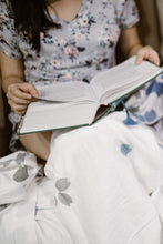 Load image into Gallery viewer, Bamboo Sleepwear Shorts and Tshirt Set- Blue Floral