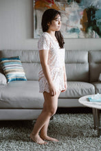 Load image into Gallery viewer, Bamboo Sleepwear Shorts and Tshirt Set- Pink Confetti