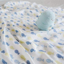 Load image into Gallery viewer, Bamboo Muslin Throw Blanket for Kids and Travel